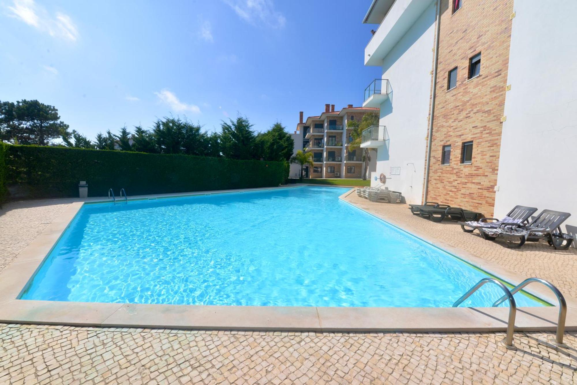 Pebble - 1 Bedroom Apartment Sleeps 5 With Pool & Tennis Court เซามาร์ทินโญโดปอร์โต ภายนอก รูปภาพ